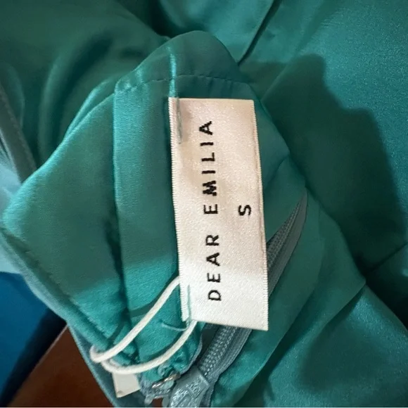 Dear Emilia Teal Jacket - Picture 8 of 8